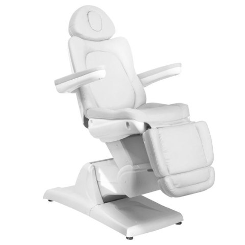 Fotel kosmetyczny elektr. Azzurro 870 3 siln. biały Fotel kosmetyczny elektr. Azzurro 870 3 siln. biały