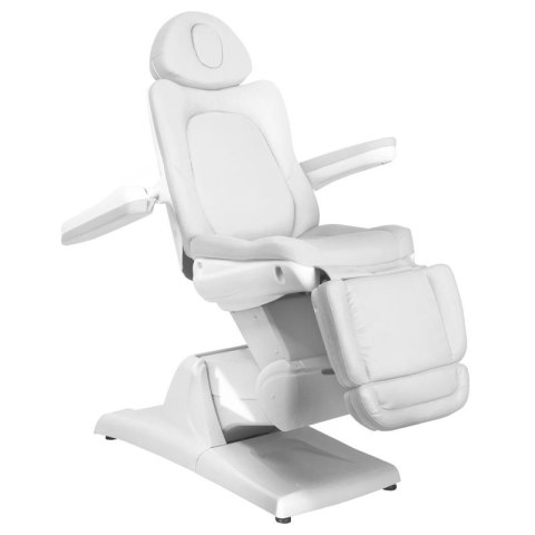 Fotel kosmetyczny elektr. Azzurro 870 3 siln. biały Fotel kosmetyczny elektr. Azzurro 870 3 siln. biały