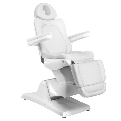 Fotel kosmetyczny elektr. Azzurro 870 3 siln. biały Fotel kosmetyczny elektr. Azzurro 870 3 siln. biały
