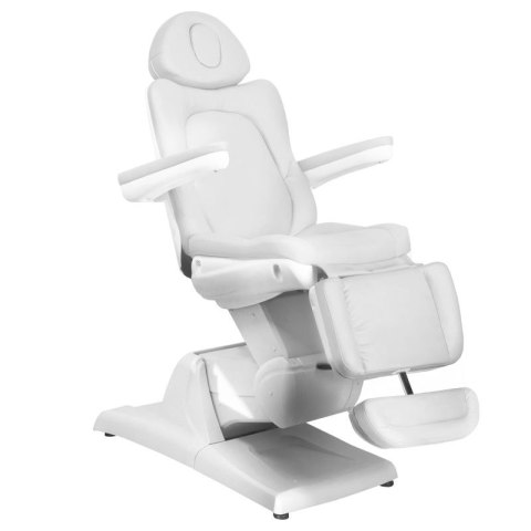 Fotel kosmetyczny elektr. Azzurro 870 3 siln. biały Fotel kosmetyczny elektr. Azzurro 870 3 siln. biały