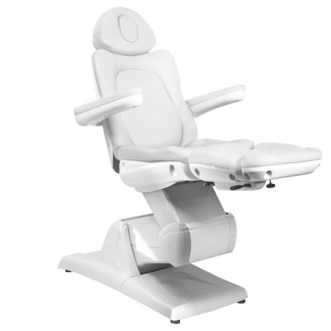 Fotel kosmetyczny elektr. Azzurro 870 3 siln. biały Fotel kosmetyczny elektr. Azzurro 870 3 siln. biały