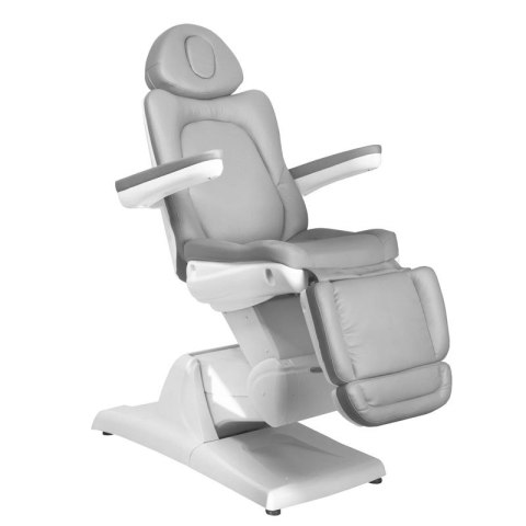 Fotel kosmetyczny elektr. Azzurro 870 3 siln. szary Fotel kosmetyczny elektr. Azzurro 870 3 siln. szary