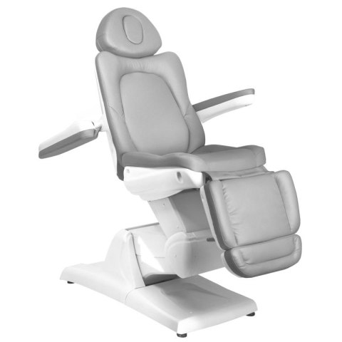 Fotel kosmetyczny elektr. Azzurro 870 3 siln. szary Fotel kosmetyczny elektr. Azzurro 870 3 siln. szary