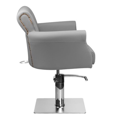 Hair System fotel fryzjerski BER 8541 szary Hair System fotel fryzjerski BER 8541 szary