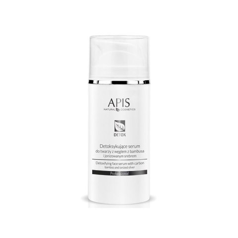 Apis detoksykujące serum do twarzy z węglem z bambusa i jonizowanym srebrem 100 ml Apis detoksykujące serum do twarzy z węglem z bambusa i jonizowanym srebrem 100 ml