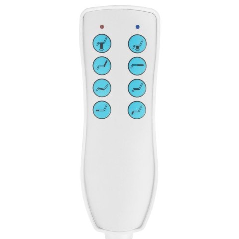 Fotel kosmetyczny elektr. Azzurro 869A obrotowy 4 siln. biały Fotel kosmetyczny elektr. Azzurro 869A obrotowy 4 siln. biały
