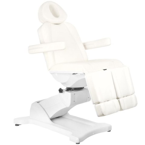 Fotel kosmetyczny elektr. Azzurro 869AS pedi obrotowy 5 siln. biały Fotel kosmetyczny elektr. Azzurro 869AS pedi obrotowy 5 siln. biały