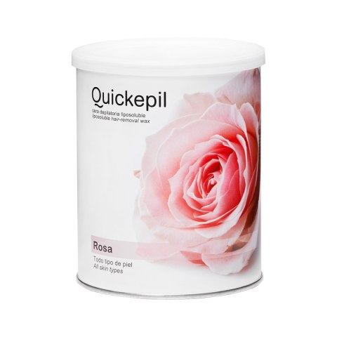 Quickepil wosk do depilacji puszka różany 800 ml Quickepil wosk do depilacji puszka różany 800 ml