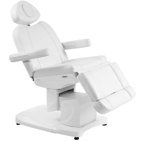 Fotel kosmetyczny elektr. Azzurro 708A 4 siln. biały podgrzewany Fotel kosmetyczny elektr. Azzurro 708A 4 siln. biały podgrzewany