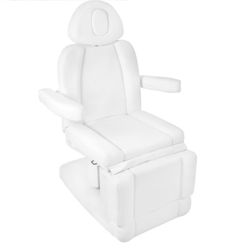 Fotel kosmetyczny elektr. Azzurro 708A 4 siln. biały podgrzewany Fotel kosmetyczny elektr. Azzurro 708A 4 siln. biały podgrzewany