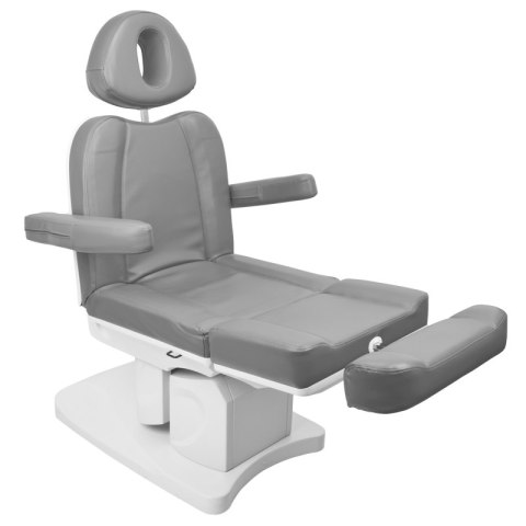 Fotel kosmetyczny elektr. Azzurro 708A 4 siln. szary podgrzewany Fotel kosmetyczny elektr. Azzurro 708A 4 siln. szary podgrzewany