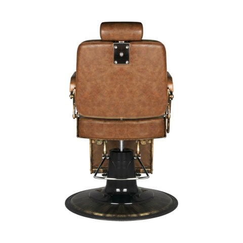 Gabbiano fotel barberski Boss Old Leather jasnobrązowy Gabbiano fotel barberski Boss Old Leather jasnobrązowy