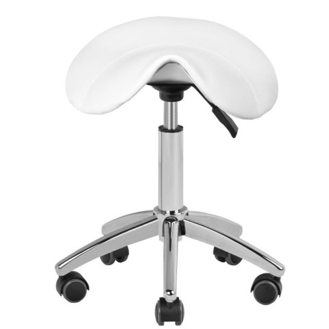 Taboret kosmetyczny AM-302 biały Taboret kosmetyczny AM-302 biały