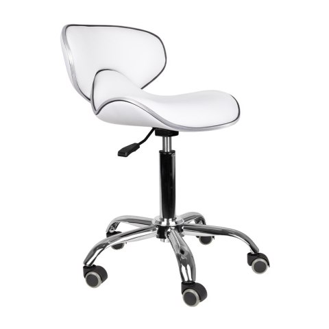 Gabbiano taboret kosmetyczny Q-4599 biały Gabbiano taboret kosmetyczny Q-4599 biały