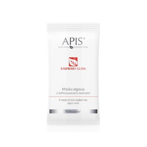 Apis raspberry glow, maska algowa z liofilizowanymi malinam 20 g Apis raspberry glow, maska algowa z liofilizowanymi malinam 20 g
