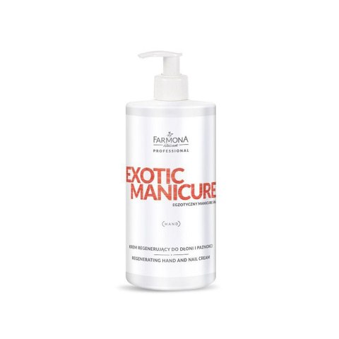 Farmona exotic manicure krem regenerujący do dłoni i paznokci 500 ml Farmona exotic manicure krem regenerujący do dłoni i paznokci 500 ml