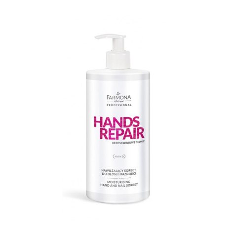 Farmona hands repair nawilżający sorbet do dłoni 500 ml Farmona hands repair nawilżający sorbet do dłoni 500 ml