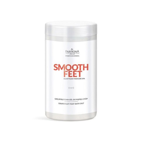 Farmona smooth feet grejpfrutowa sól do kapieli stóp 1400 g Farmona smooth feet grejpfrutowa sól do kapieli stóp 1400 g