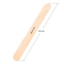 Szpatułka drewniana duża 150 x 18 x 1.8 mm - 50 sztuk