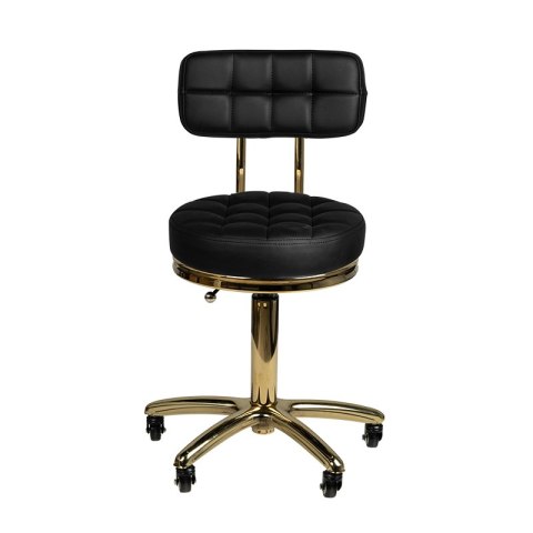 Taboret kosmetyczny Gold AM-961 czarny Taboret kosmetyczny Gold AM-961 czarny