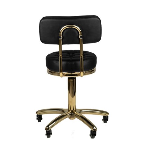 Taboret kosmetyczny Gold AM-961 czarny Taboret kosmetyczny Gold AM-961 czarny