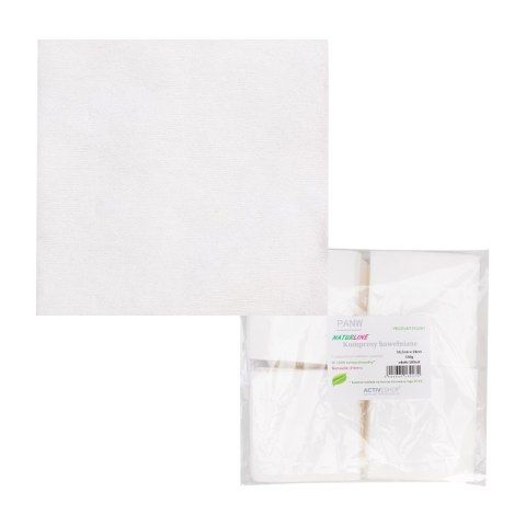 Kompresy bawełniane Naturline 150 g 16,5 cm x18 cm Kompresy bawełniane Naturline 150 g 16,5 cm x18 cm