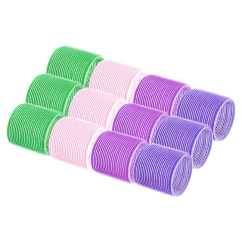 Wałki do włosów rzepy 6,4 cm 10 szt. Wałki do włosów rzepy 6,4 cm 10 szt.