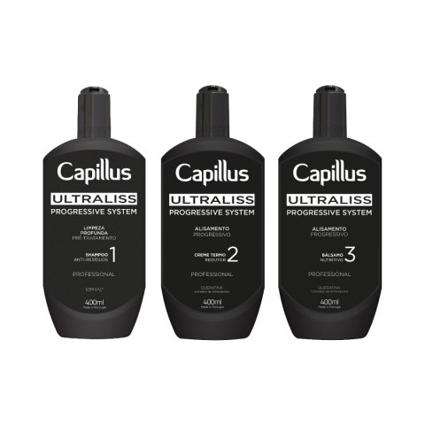 Capillus ultraliss nanoplastia, zestaw do zabiegu nanoplastii, 3x400 ml Capillus ultraliss nanoplastia, zestaw do zabiegu nanoplastii, 3x400 ml