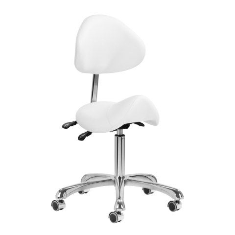 Taboret kosmetyczny 1004 Giovanni biały Taboret kosmetyczny 1004 Giovanni biały
