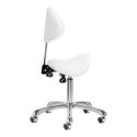 Taboret kosmetyczny 1004 Giovanni biały