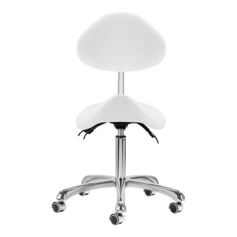 Taboret kosmetyczny 1004 Giovanni biały Taboret kosmetyczny 1004 Giovanni biały