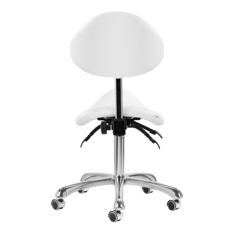 Taboret kosmetyczny 1004 Giovanni biały Taboret kosmetyczny 1004 Giovanni biały