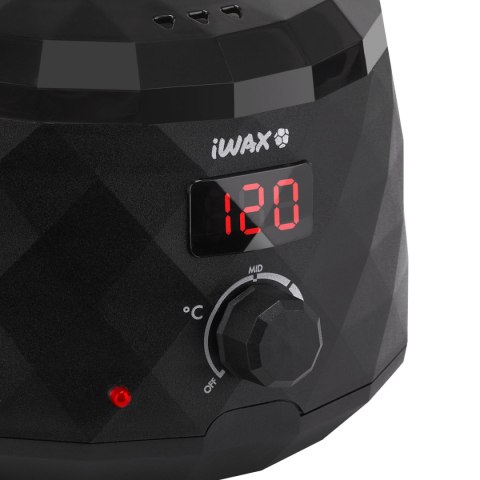 Podgrzewacz wosku iWax Diamond Tech 400 ml 100W czarny Podgrzewacz wosku iWax Diamond Tech 400 ml 100W czarny