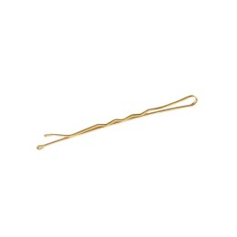 Wsuwki fryzjerskie do włosów E-64 36 szt. 6 cm złote