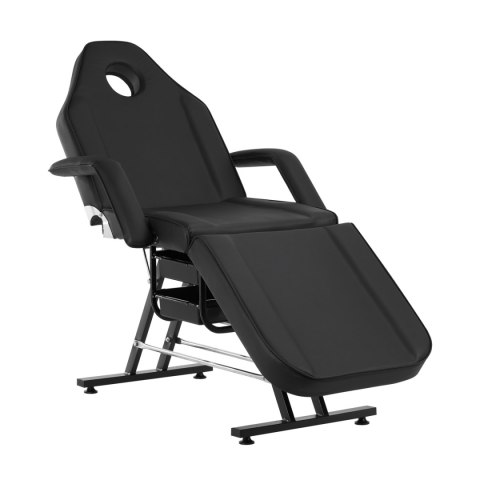 Fotel kosmetyczny Sillon z kuwetami czarny Fotel kosmetyczny Sillon z kuwetami czarny