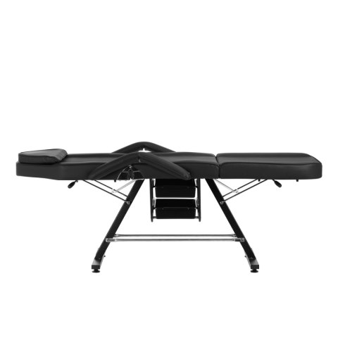 Fotel kosmetyczny Sillon z kuwetami czarny Fotel kosmetyczny Sillon z kuwetami czarny