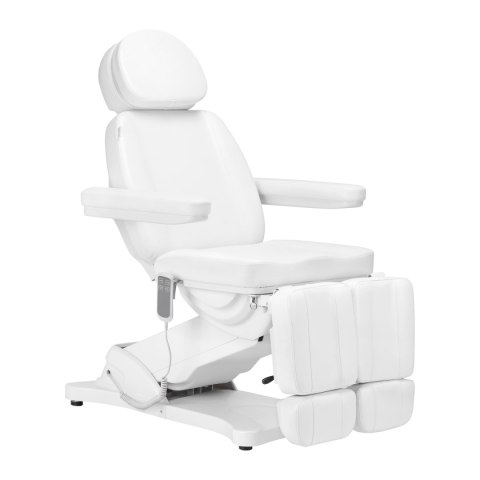 Elektryczny fotel kosmetyczny SILLON CLASSIC 2 silniki pedi biały Elektryczny fotel kosmetyczny SILLON CLASSIC 2 silniki pedi biały