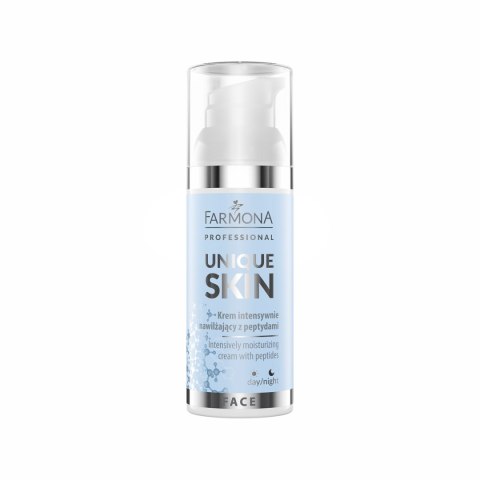 Farmona unique skin krem intensywnie nawilżający z peptydami 50 ml Farmona unique skin krem intensywnie nawilżający z peptydami 50 ml