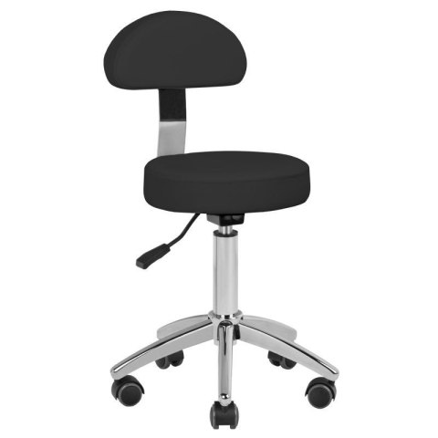 Fotel kosmetyczny elektryczny SILLON Lux 273b + taboret 304 czarny Fotel kosmetyczny elektryczny SILLON Lux 273b + taboret 304 czarny