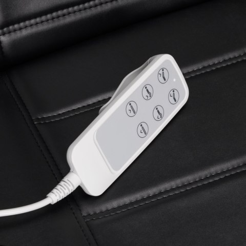 Fotel kosmetyczny elektryczny SILLON Lux 273b + taboret 304 czarny Fotel kosmetyczny elektryczny SILLON Lux 273b + taboret 304 czarny