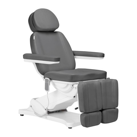 Elektryczny fotel kosmetyczny SILLON CLASSIC 2 silniki pedi szary Elektryczny fotel kosmetyczny SILLON CLASSIC 2 silniki pedi szary