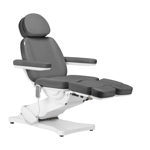 Elektryczny fotel kosmetyczny SILLON CLASSIC 2 silniki pedi szary Elektryczny fotel kosmetyczny SILLON CLASSIC 2 silniki pedi szary