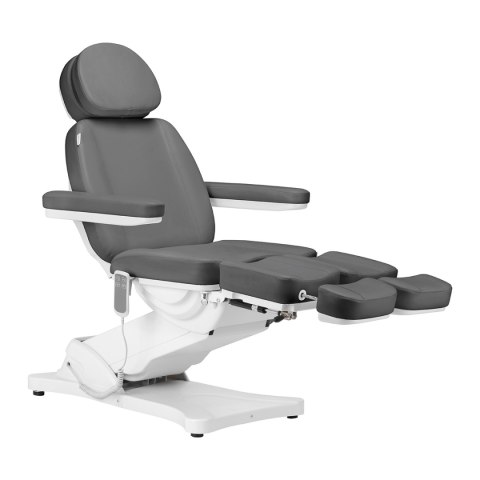 Elektryczny fotel kosmetyczny SILLON CLASSIC 2 silniki pedi szary Elektryczny fotel kosmetyczny SILLON CLASSIC 2 silniki pedi szary