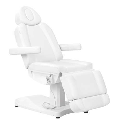 Fotel kosmetyczny elektr. Azzurro 803D 3 siln. biały Fotel kosmetyczny elektr. Azzurro 803D 3 siln. biały
