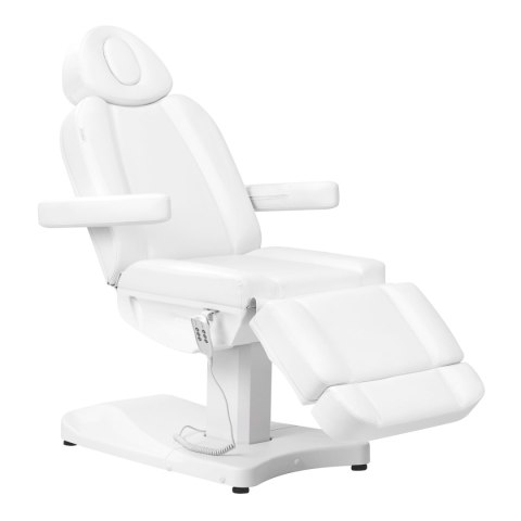 Fotel kosmetyczny elektr. Azzurro 803D 3 siln. biały Fotel kosmetyczny elektr. Azzurro 803D 3 siln. biały