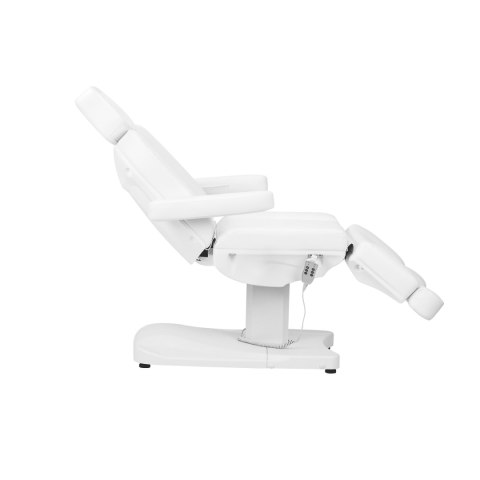 Fotel kosmetyczny elektr. Azzurro 803D 3 siln. biały Fotel kosmetyczny elektr. Azzurro 803D 3 siln. biały