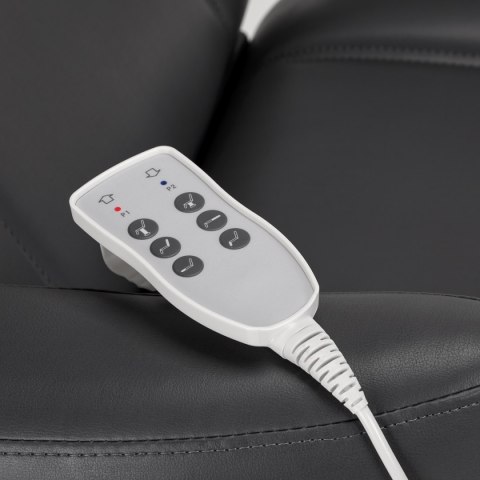 Fotel kosmetyczny elektr. Azzurro 803D 3 siln. szary Fotel kosmetyczny elektr. Azzurro 803D 3 siln. szary