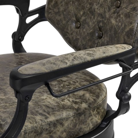 Gabbiano fotel barberski President Old Leather Zielony Gabbiano fotel barberski President Old Leather Zielony