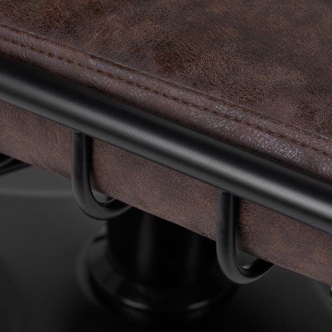 Gabbiano fotel fryzjerski Katania Loft Old Leather ciemny brąz Gabbiano fotel fryzjerski Katania Loft Old Leather ciemny brąz