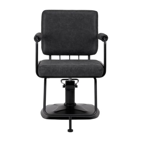 Gabbiano fotel fryzjerski Katania Loft Old Leather czarny Gabbiano fotel fryzjerski Katania Loft Old Leather czarny